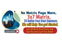 25 Dollar Fast Start Bonuses