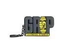 Ghip Dumbbell Lacquer Enamel Logo Souvenir Keychains With Names