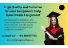 Science Assignment Help by Trusted Science Experts