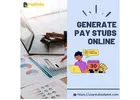 Easy Paystub Generator: Generate Accurate Paystubs in Minutes